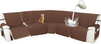 Arfntevss Recliner Sectional Couch Covers 1OO% Waterproof L Shape Sofa Cover by Arfntevss