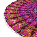 Mandala Floor Pillow Cover Meditation Cushion Seating Throw Hippie Round - Image 6