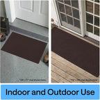 GORILLA GRIP® Ultra Absorbent Front Door Mat Outside Entrance, Traps Dirt and - Image 9
