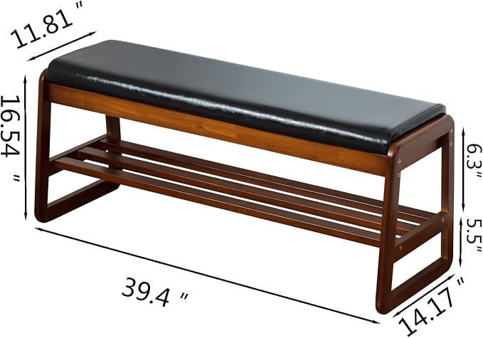 SOBIBO Shoe Bench with Storage - Image 2