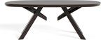 Furniture of America Nazaen VI 82.5" Mid-Century Modern Solid Wood Live Edge - Image 4