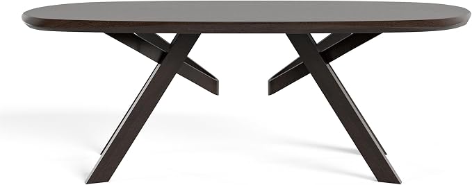 Furniture of America Nazaen VI 82.5" Mid-Century Modern Solid Wood Live Edge - Image 4