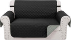Reversible 45" Small Loveseat Sofa Covers, Friendly Furniture Protector by LuxshareHome