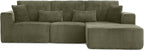 110" Cloud Sectional Couch, Modular Sectional Sofa - Image 5