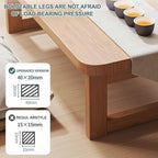 31.5in Japanese Floor Table, Vintage Tea Table Low Table, Rectangular Style - Image 5