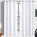 Yakamok Room Darkening Curtains 52x63 inch Length Pure White-Living Room | 2 by Yakamok