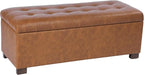 HomePop Large Tufted Storage Bench - Image 7