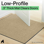 GORILLA GRIP Waterproof Traffic Guard Door Mat, 2 Pack, Indoor Outdoor Heavy - Image 9