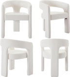 BESTANO Set of 2 Modern PU Leather Upholstered Dining Chairs - Image 7