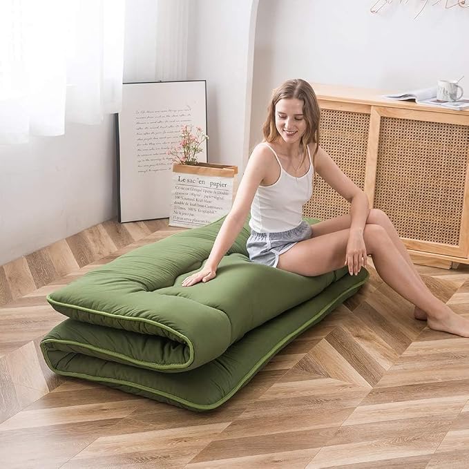 MAXYOYO Japanese Floor Mattress Futon Mattress Thicken Tatami Mat Sleeping Pad - Image 4