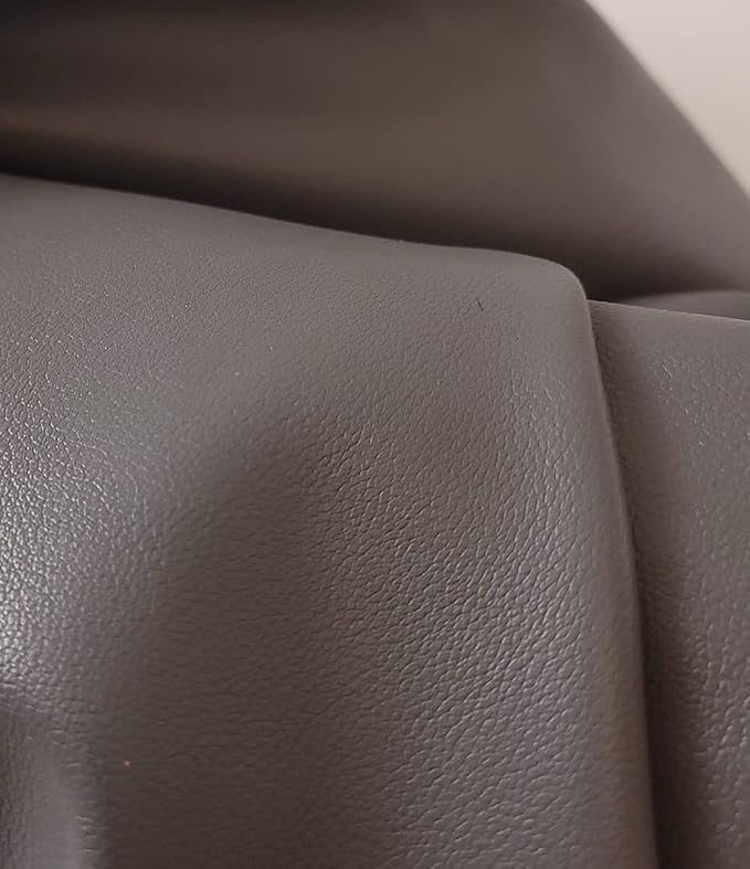 NAT Leathers, Dark Gray Soft Faux Vegan Leather PU {Peta Approved Vegan} - Image 4