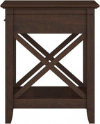 Bush Home End Table with Drawer, Nightstand with Storage, Living Room and - Image 9