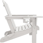 SERWALL Adirondack Chair with Cup Holders - Image 11