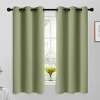Yakamok Room Darkening Curtains 42x63 inch Length Sage Green-Living Room | 2 by Yakamok