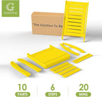 GREENVINES Outdoor Rocking Chairs | Set of 4 | Porch Rocker | HDPE Plastic | - Image 8