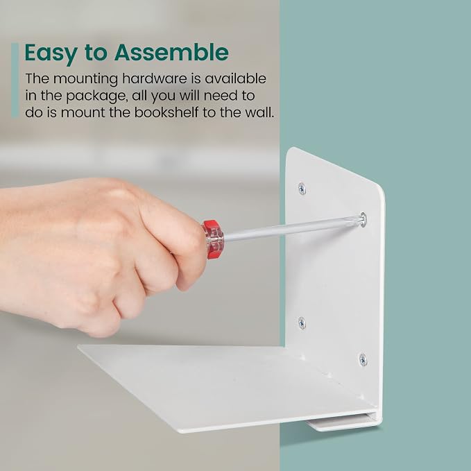 STORAGE MANIAC Floating Book Shelves - Image 5