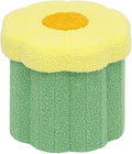B FSOBEIIALEO Storage Ottoman Foldable, Sunflower Shaped Small Footrest by BFSOBEIIALEO