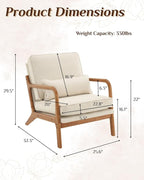 Karl home Accent Chair Mid-Century Modern Chair - Image 2