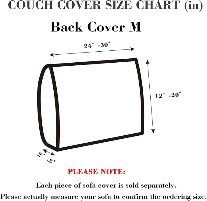 Sofa Covers Couch Covers for Sofa Pet Friendly Couch Cushion Covers Universal - Image 2