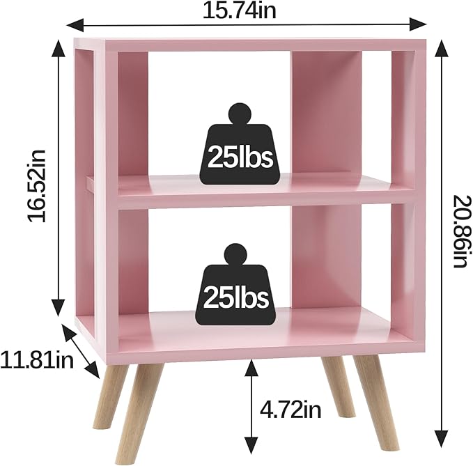 Aenuert Night Stand, Modern End Table - Image 2