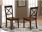 East West Furniture BOC-MAH-W Boston Dining Chairs - Image 2