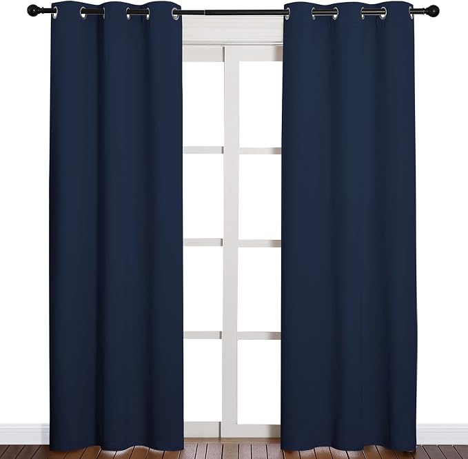 NICETOWN Window Treatment Energy Saving Thermal Insulated Solid Grommet - Image 2