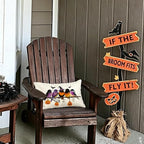 RABUSOFA Halloween Pillow Covers 12x20 Inch Halloween Decorations - Image 4