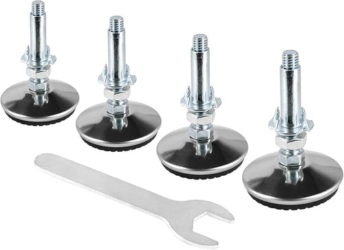 4 Set M8 Leveling Feet with 4-Pronged T Nut, Adjustable Leg Levelers Heavy Duty by Zernmiarder