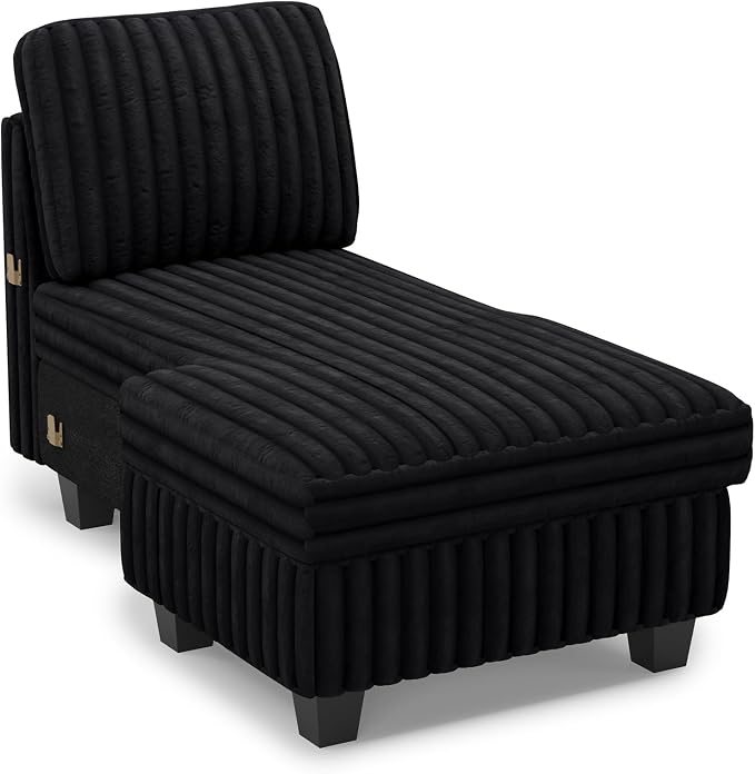 Belffin Modular Sectional Storage Chaise Module - Image 8