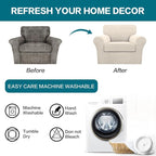 Turquoize 2 Piece Chair Covers for Living Room Armchair Couch Cover - Image 8