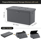 DocSafe Storage Ottoman Bench - Image 2