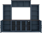 LUMISOL 4-Piece Entertainment Center Wall Unit - Image 9