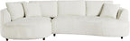 122.04'' Curved Sectional Sofa Couch - Image 7