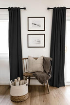 Linen Textured Total Blackout Curtains - Image 6
