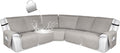 HDCAXKJ 100% Waterproof Reclining Sectional Couch Covers L Shape Recliner Sofa by HDCAXKJ