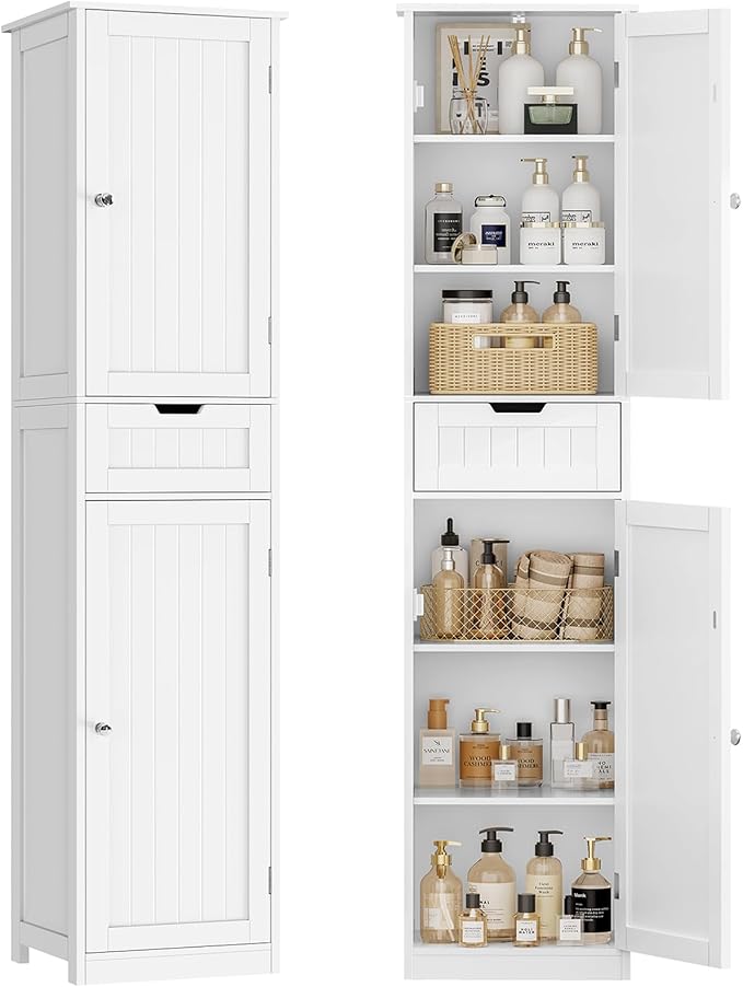 TEENFON 67" H Tall Bathroom Cabinet by TEENFON