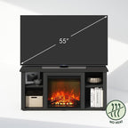 Furinno Jensen Fireplace TV Stand, NO Heat Decorative Electric Fireplace TV - Image 6