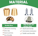 4 PCS Brass Cutting Board Feet - Image 2