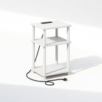 Furinno JUST Night Stand, 3-Tier Turn-N-Tube Nightstand by Furinno-FitsYourSpaceFitsYourBudget