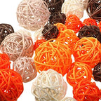Patelai Wicker Ball Orbs,Bright Color,2.4'',2'',1.6'',1.2'' - Image 3