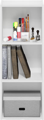 Furinno PASIR Book Shelf, 3-Tier Bookshelf, Easy Assembly Bookcase - Image 5