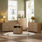 Oak&Sparrow Rattan Nightstand Set of 2, 23.6'' Rattan End Table - Image 3