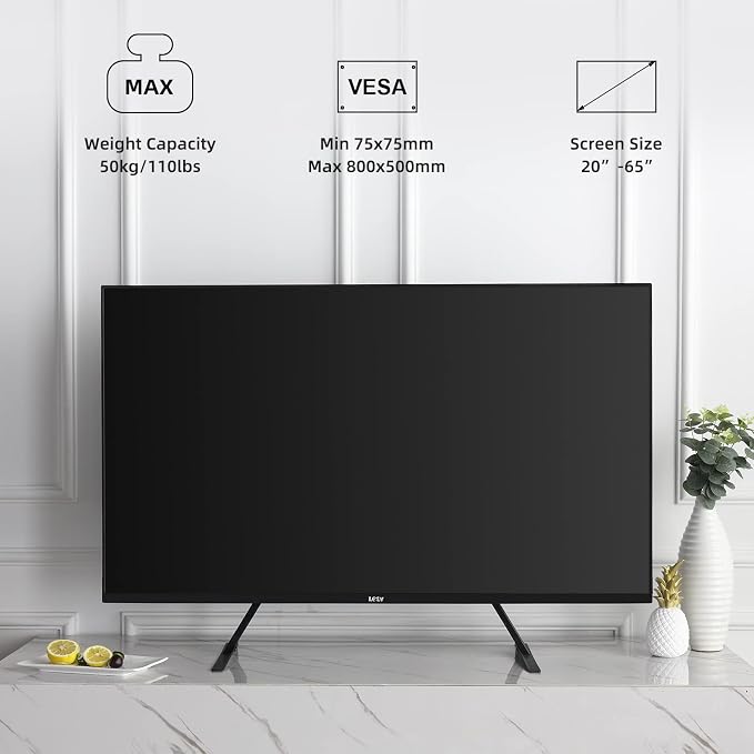 Universal TV Stand, Metal TV Legs - Image 3