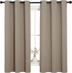 NICETOWN Sleek Blackout Curtains 63 inches Length - Image 2