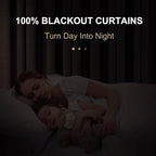 Linen Textured Total Blackout Curtains - Image 2