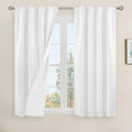 54 Inch Natural 100% Blackout Linen Curtains by LAMIT