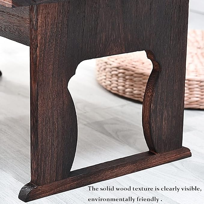 Japanese Style Foldable Wooden Low Table - Image 6