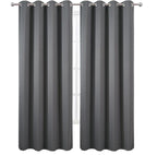 Blackout Curtains 52 x 90 Inch Long Frost Grey Curtains Set of 2 Panels Room - Image 2