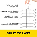Metal Tank Top Hanger 2 Pack, Space Saving Bra Organizer - Image 3
