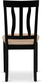 East West Furniture ANC-BLK-C Antique Dining Chairs - Image 8